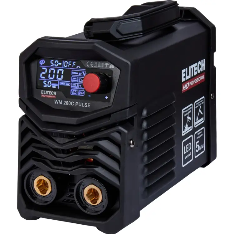 Инверторный сварочный аппарат Elitech HD WM 200c Pulse 204467