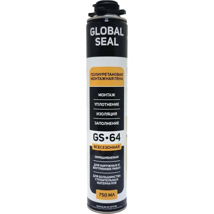 Монтажная профессиональная всесезонная пена GlobalSeal 3642018