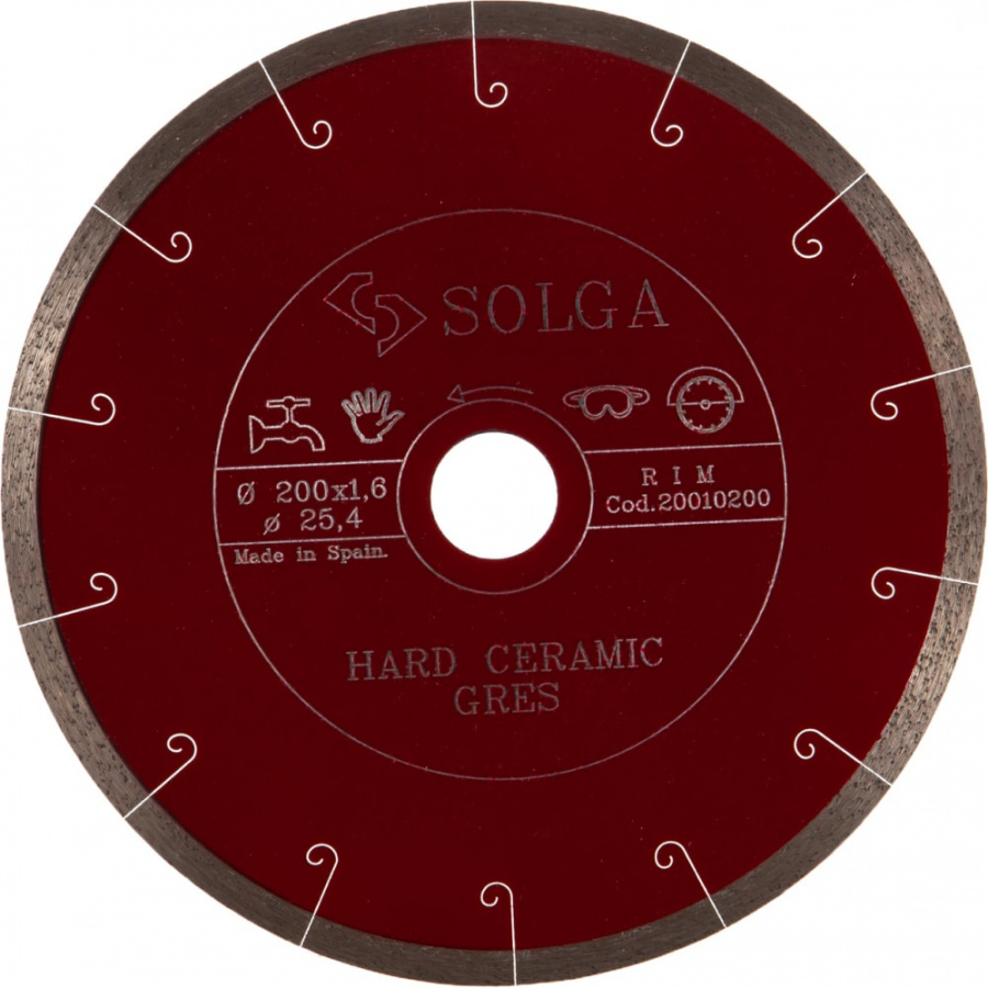 Алмазный диск Solga Diamant HARD CERAMICS