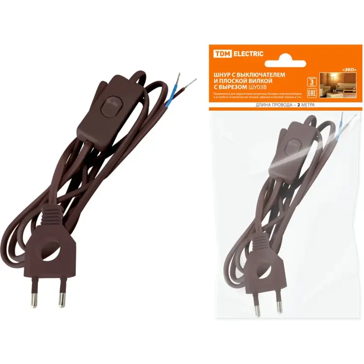 Шнур TDM ELECTRIC ШУ03В ЭКО SQ1305-0026 Шнур TDM ELECTRIC ШУ03В ЭКО SQ1305-0026