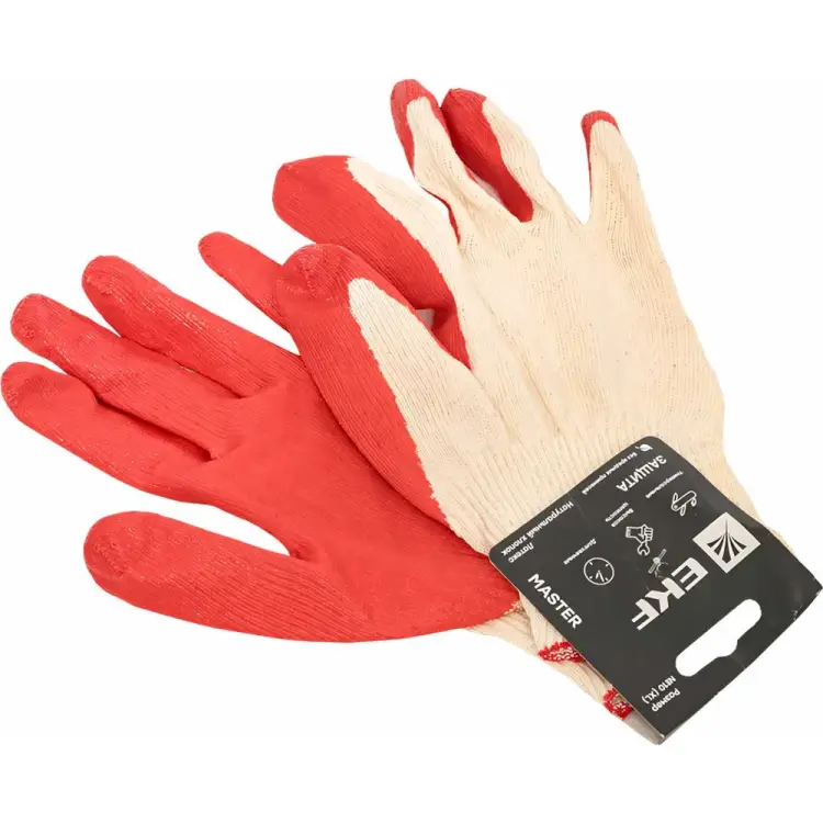 Рабочие перчатки EKF Master ЗАЩИТА pe13lt-9-mas