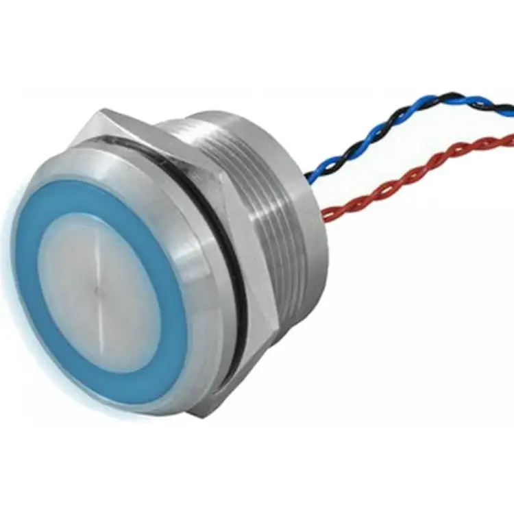 Кнопка пьезо RUICHI RPS22E/B off-(on) 114224