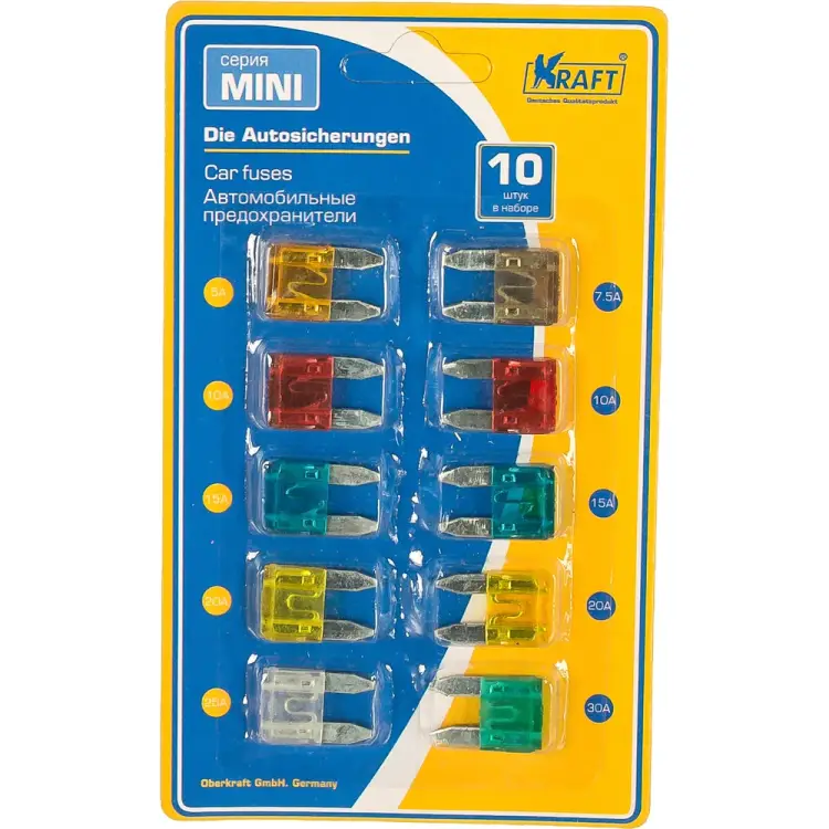 Набор предохранителей KRAFT МИНИ 870022