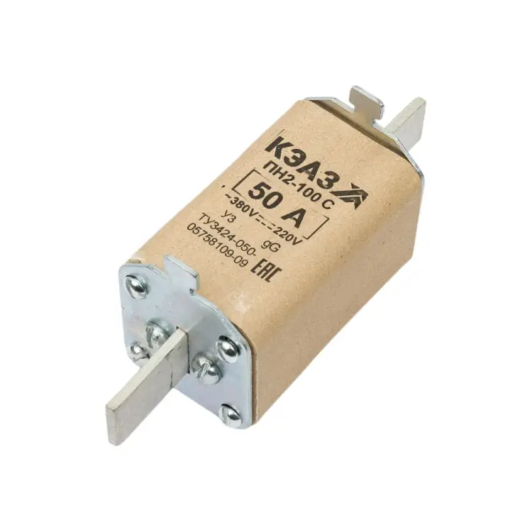 Плавкая вставка КЭАЗ ПН2 100 С 50А У3 120111