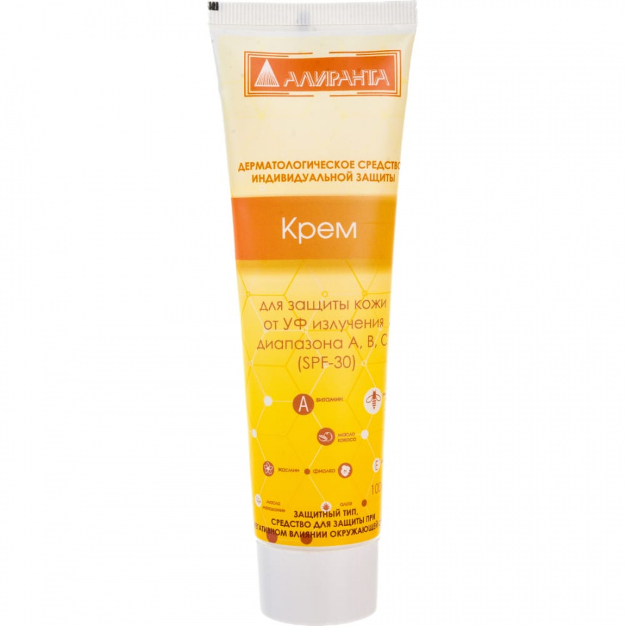 Крем для защиты кожи от УФ излучения Алиранта SPF 30