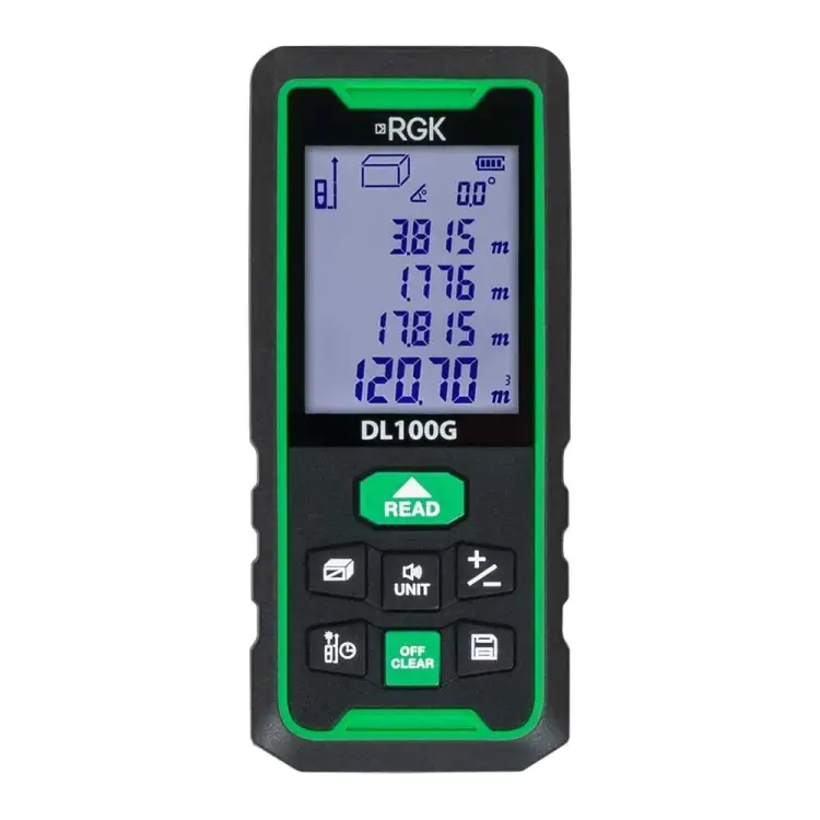 Лазерный дальномер RGK DL100G 755740