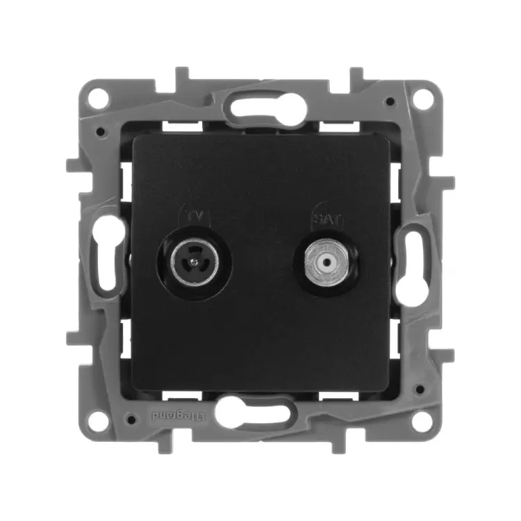 Двухкабельная tv/sat розетка Legrand ETIKA 672657