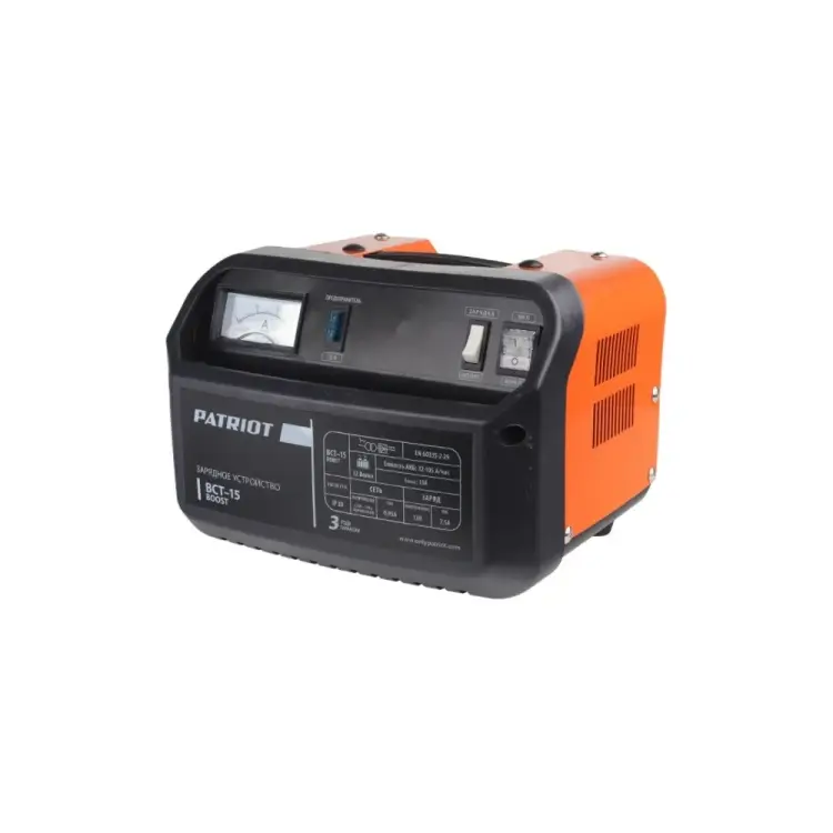 Зарядно-предпусковое устройство Patriot PATRIOT BCT-15 Boost 650301515 Зарядно-предпусковое устройство Patriot PATRIOT BCT-15 Boost 650301515