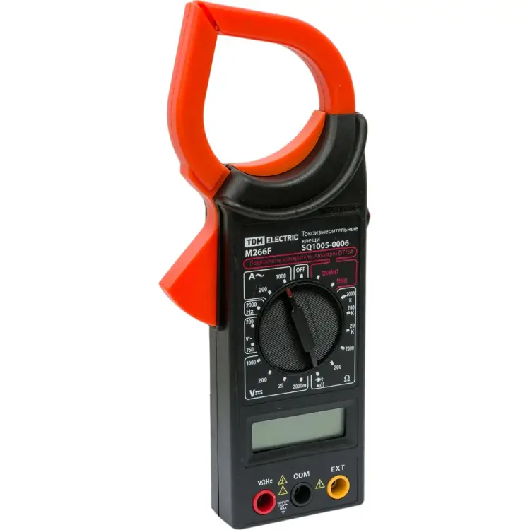 Токоизмерительные клещи TDM ELECTRIC МастерЭлектрик М266F SQ1005-0006