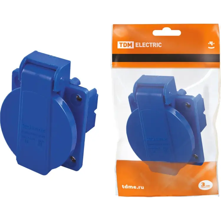 Панельная розетка TDM ELECTRIC РП10-3 SQ0606-0001