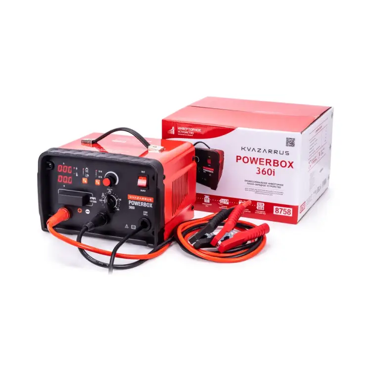 Инверторное пуско-зарядное устройство KVAZARRUS powerbox 360i 8758 Инверторное пуско-зарядное устройство KVAZARRUS powerbox 360i 8758