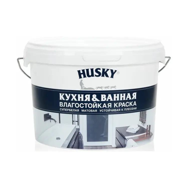 Краска для кухонь и ванных комнат HUSKY 32503