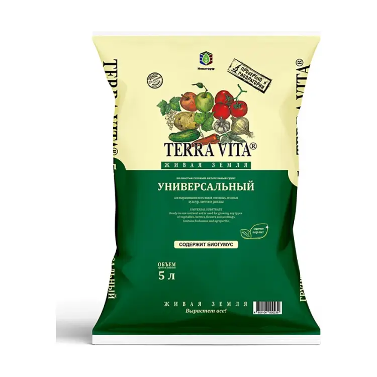 Универсальный грунт Terra Vita Живая Земля 4601104000239