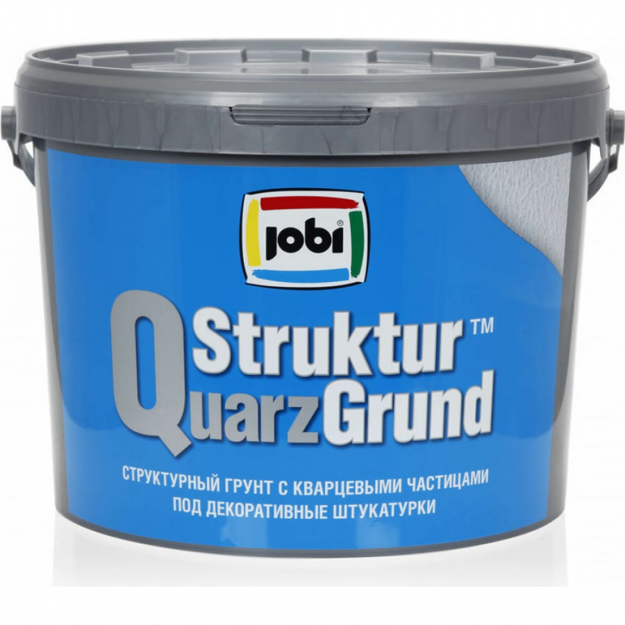 Кварцевый структурный грунт под декоративные штукатурки JOBI STRUKTURQUARZGRUND