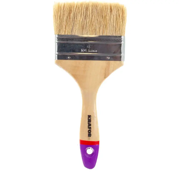 Плоская кисть KRAFOR ЕВРО №4 004-0040 49216