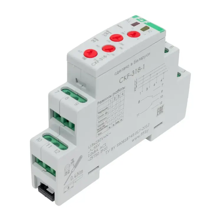 Реле контроля фаз Евроавтоматика F&F ckf-318-1 EA04.002.007