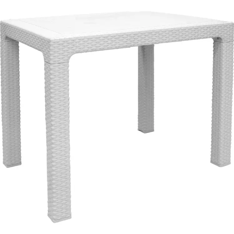 Квадратный стол HENIVER RATTAN SPT-R003 бел Квадратный стол HENIVER RATTAN SPT-R003 бел