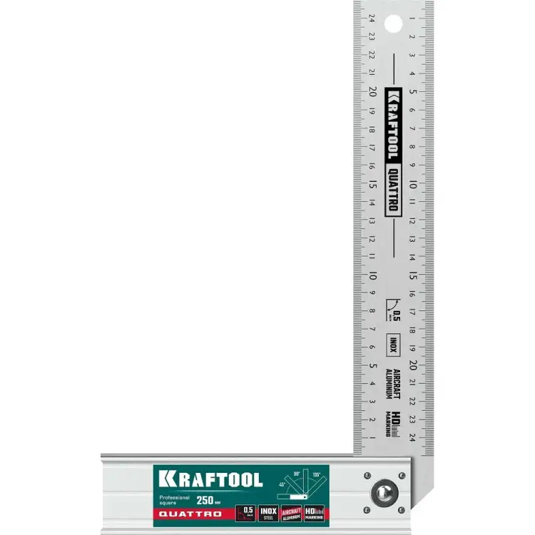 Складной столярный угольник KRAFTOOL Quattro 3444