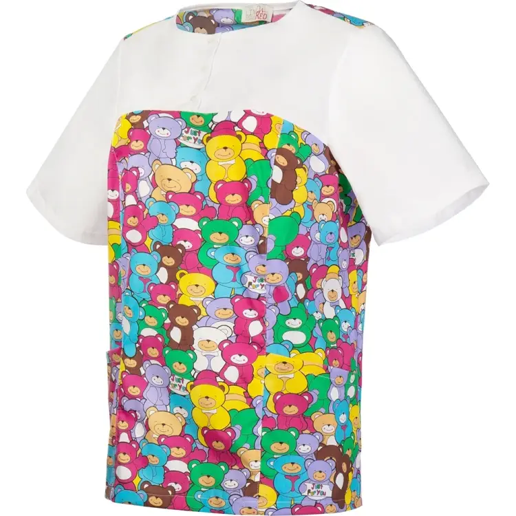 Блуза СОЮЗСПЕЦОДЕЖДА ЛИНДРЕД Lindred ОРИОН Лайт женская белая,принт мишки, рукав короткий, 48-50 2000000235707 Блуза СОЮЗСПЕЦОДЕЖДА ЛИНДРЕД Lindred ОРИОН Лайт женская белая,принт мишки, рукав короткий, 48-50 2000000235707