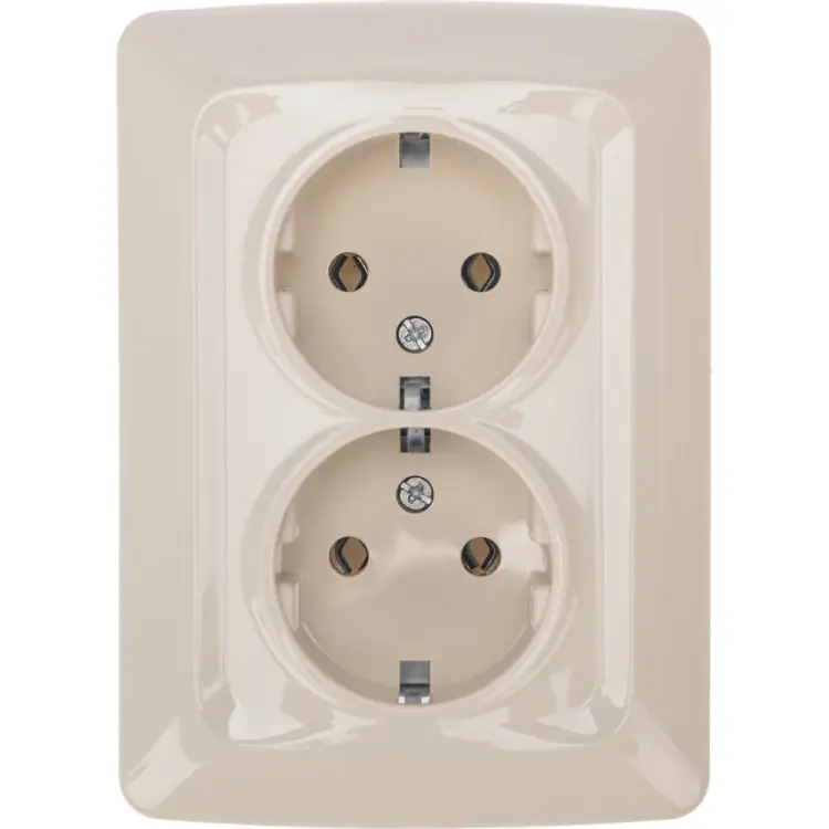 Двухместная розетка KRANZ dea KR-78-0250