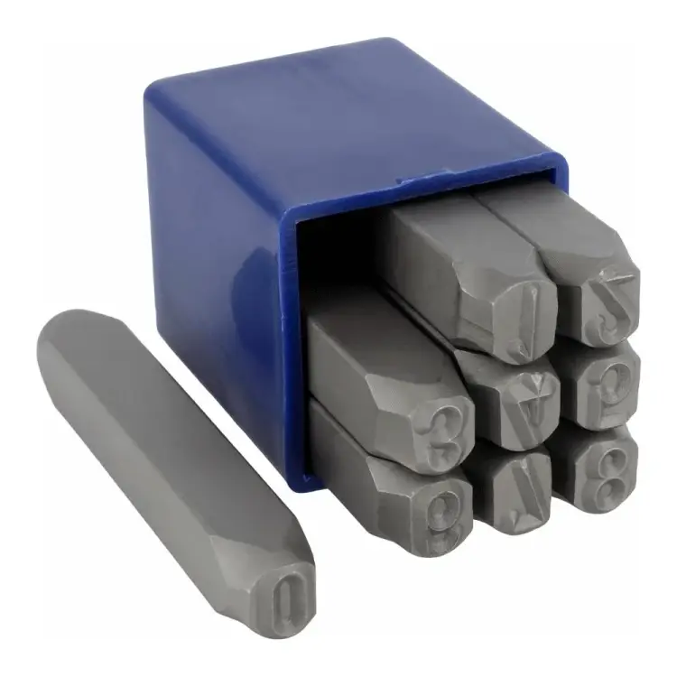 Набор стальных цифровых клейм Beril 551010 12348