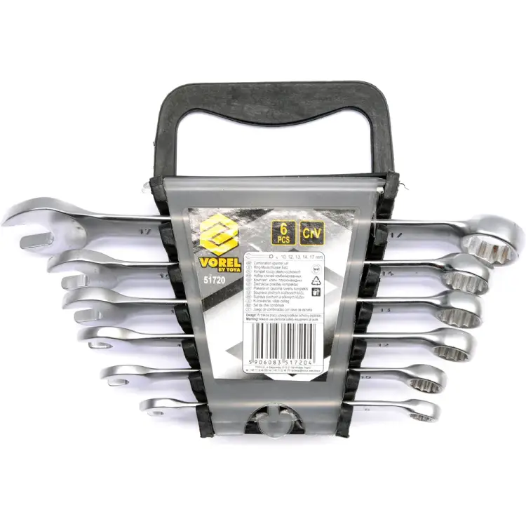Набор комбинированных ключей VOREL 51720 Набор комбинированных ключей VOREL 51720