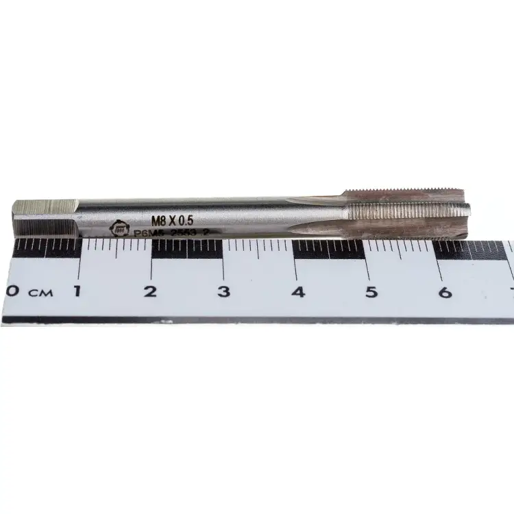 Метчик ООО "ТМТ ГРУПП" м/р, М 8 х0.5 Р6М5 ТМ 92333