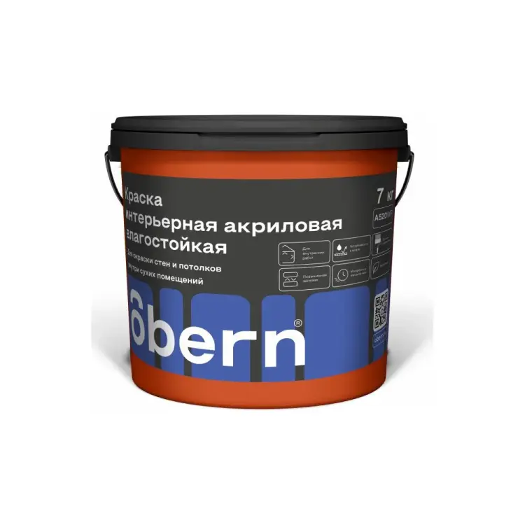 Интерьерная влагостойкая краска Obern 17550 Интерьерная влагостойкая краска Obern 17550