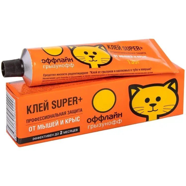 Клей от грызунов и насекомых Грызунофф SUPER PLUS GR10380012