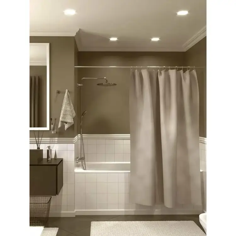 Занавеска для ванной комнаты MY SPACE CAPITAL beige 180x180 Polyester PR180180007