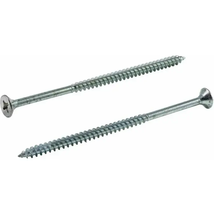 Оцинкованный универсальный саморез КВАДРА 6x120, 100 шт. 603120010100