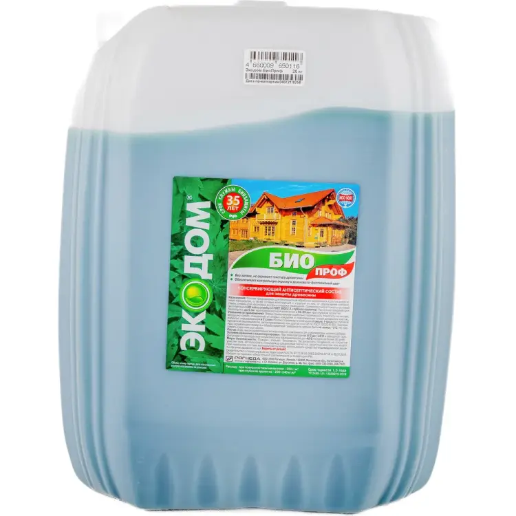 Консервирующий антисептик для защиты древесины Экодом Биопроф 45806