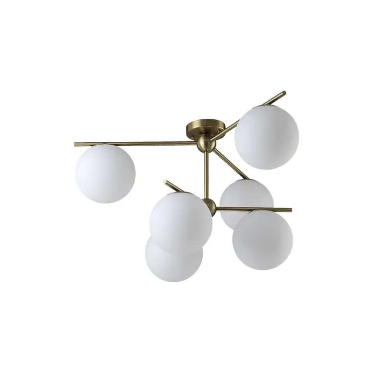 Потолочная люстра Crystal lux FELIZ SP-PL6 BRONZE/WHITE