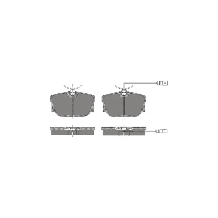Тормозные колодки SCT SP484 Тормозные колодки SCT SP484