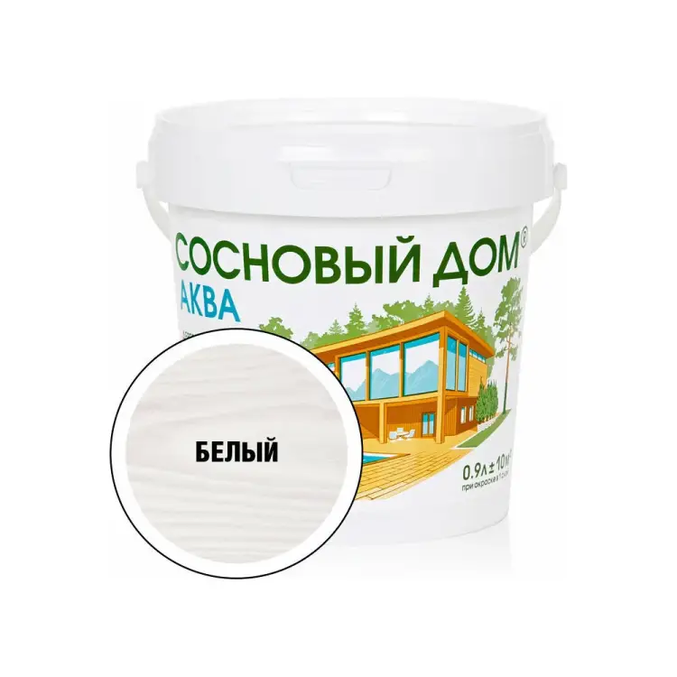 Акриловый декоративный антисептик для дерева ЗАО Декарт «Сосновый Дом» АКВА 28840