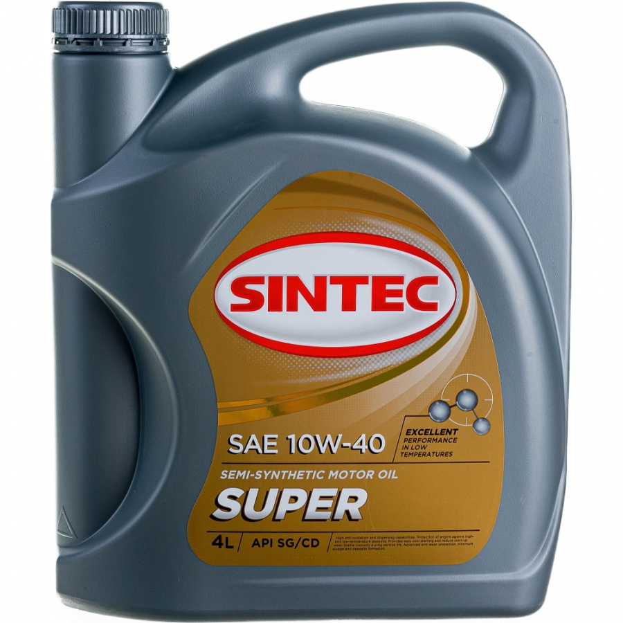 Полусинтетическое масло Sintec SINTEC SUPER 10W-40 SG/CD