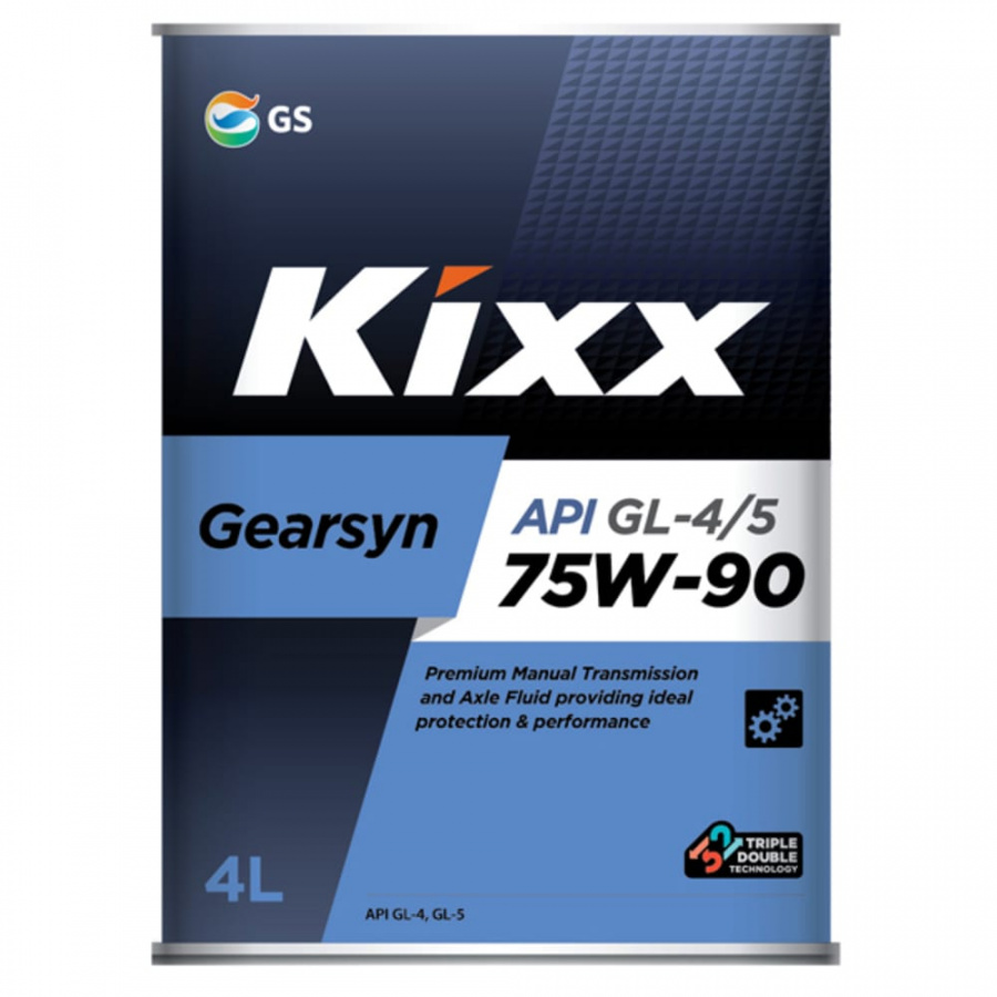 Синтетическое трансмиссионное масло KIXX Gearsyn GL-4/5 75W90