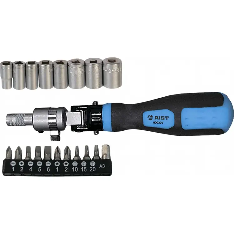 Трещоточная шарнирная отвертка для битов AIST 00-00003392 Трещоточная шарнирная отвертка для битов AIST 00-00003392