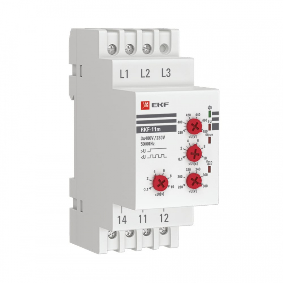 Реле контроля фаз EKF RKF-11m PROxima