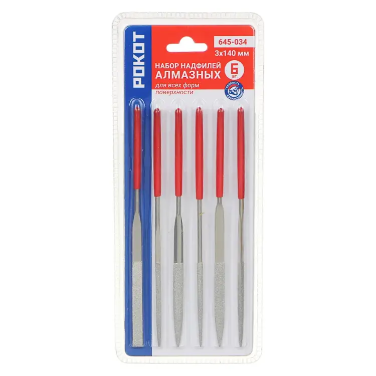 Набор алмазных надфилей РОКОТ 645-034