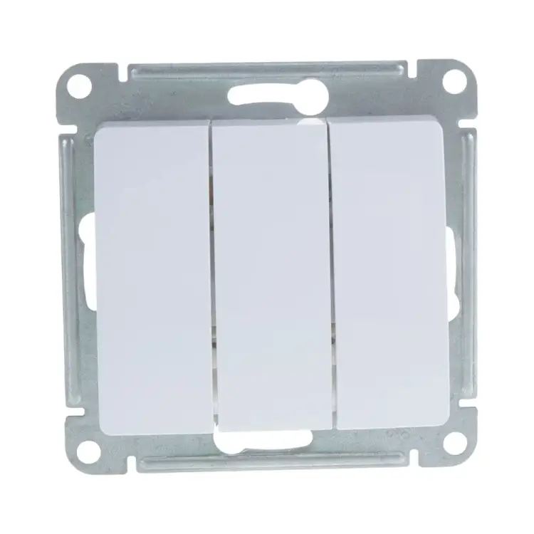 Трехклавишный механизм выключателя Systeme Electric GLOSSA GSL000131