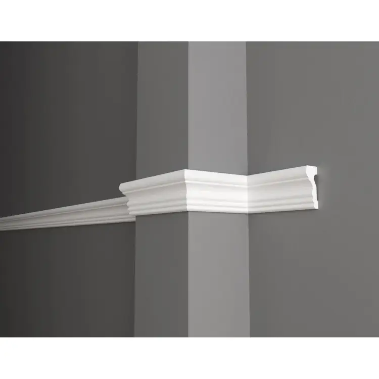 Ударопрочный влагостойкий стеновой молдинг под покраску Decor-Dizayn DD354