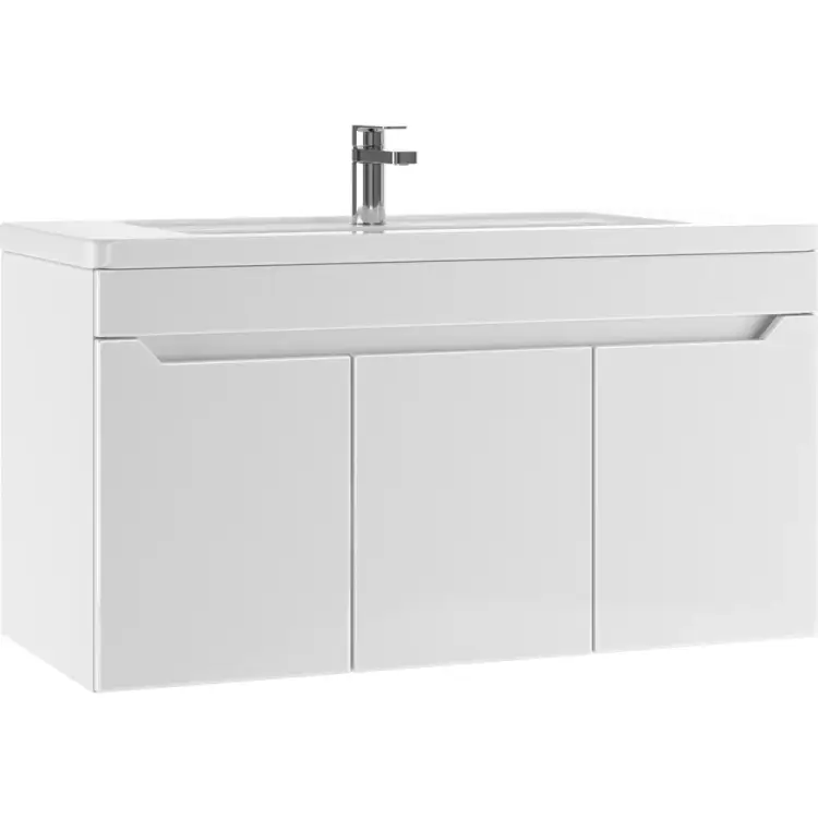 Подвесная тумба под умывальник "Maria 100" Айсберг АЙСБЕРГ Мечта DM2328T