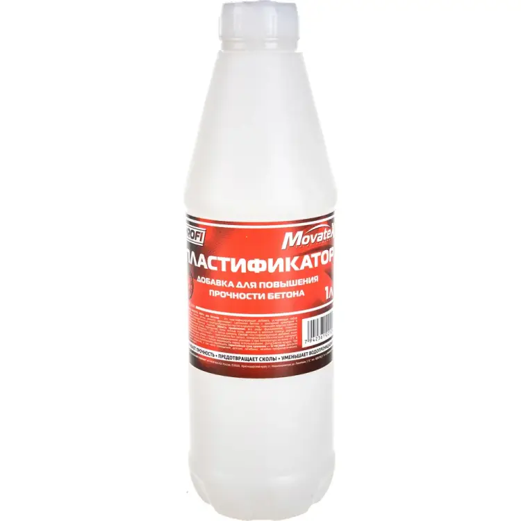Пластификатор-добавка для повышения прочности бетона Movatex PROFI Т31835
