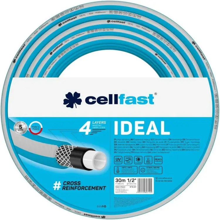 Садовый шланг Cellfast IDEAL 4 слоя, 1 10-241