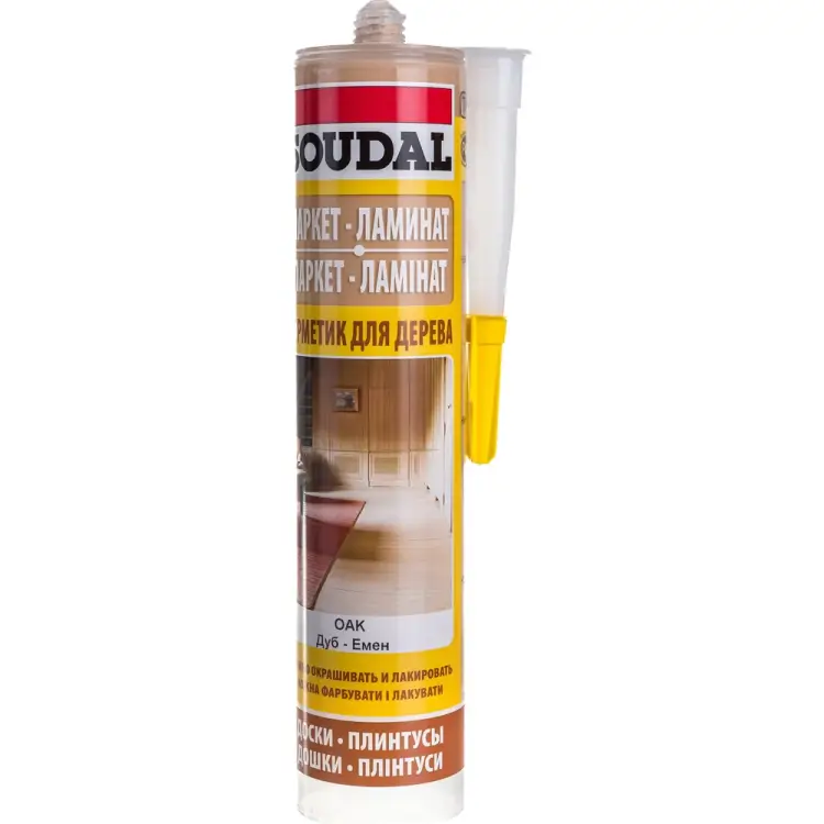Паркетный акриловый герметик Soudal 111256