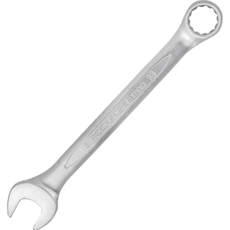 Прямой двенадцатигранный комбинированный ключ Rockforce RF-75516(717)