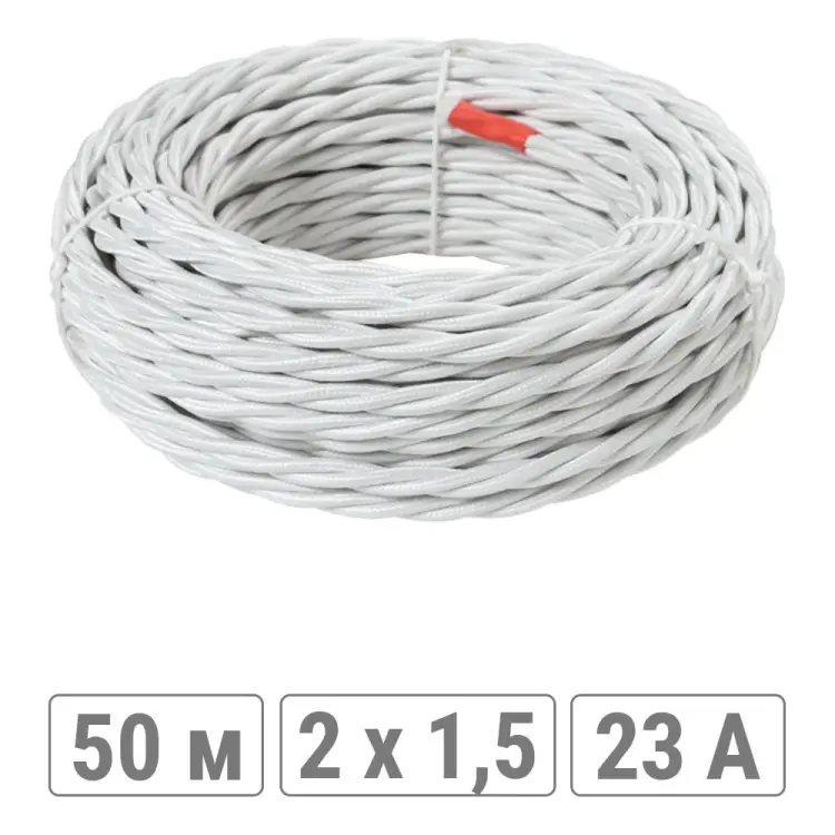 Витой ретро провод TDM ELECTRIC Эко SQ2801-0101