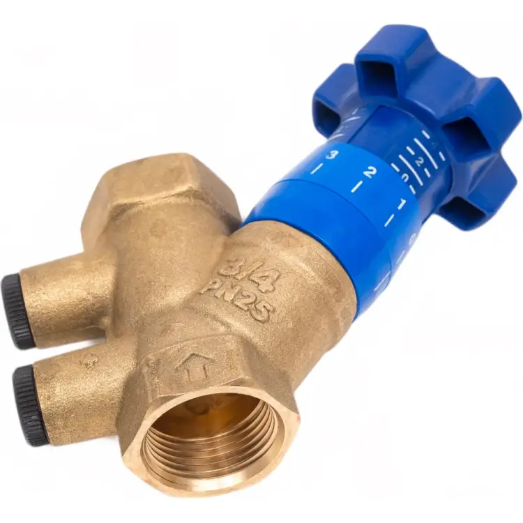 Ручной балансировочный клапан Cimberio CIM 787OT/2R CIM 787OTR/2P 3/4