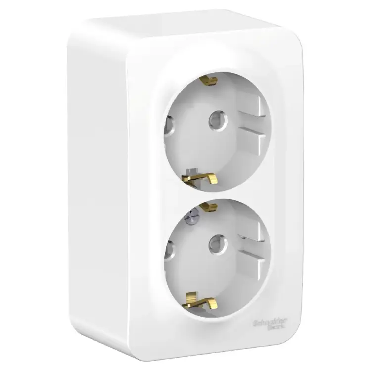 2-ая наружная розетка Systeme Electric Blanca BLNRA011211